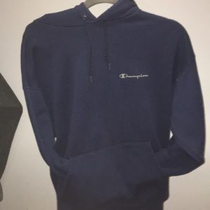 Navy blue champion sweatshirt Size L